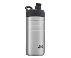 Esbit Sports Drinking Bottle Majoris | Stainless Steel | BPA-Free | Silver | 0,6L & 0,8L | School, Water, Cycling, Sport