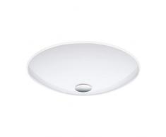 EGLO NUBE Wand- / Deckenleuchte, Stahl, E27, 60 W, weiss, chrom