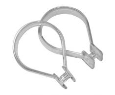 Sealskin Duschvorhang Ringe, Transparante, 3 x 4.7 x 6.6 cm