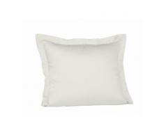 Fleuresse Colours Kissenbezug, Mako Satin, wollweiß, 35 x 40 cm