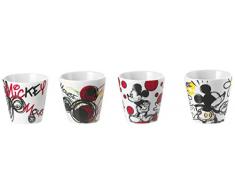 Egan Mickey Mouse Kaffeebecher, 4 Stück