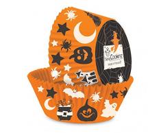 Unbekannt SCRAPCOOKING Pendeluhr 5087 Halloween 36 Stück Muffinförmchen Papier geeignet im Kontakt Lebensmittel Mehrfarbig 21 x 10,7 x 3 cm