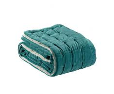 Vivaraise Steppdecke Elise graugrün 160 x 160 cm