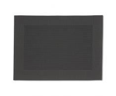 Kela Tisch-Sets Nicoletta 6tlg (6 x 12045), PVC, 45 x 33,5 cm, Anthrazit