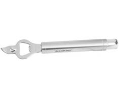 Fackelmann Kapselheber VIA MONTENAPOLEONE, Flaschenöffner in schlichtem Design, hochwertiger Kronkorkenöffner aus Edelstahl (Farbe: Silber), Menge: 1 Stück
