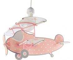 Dalber Stars Hängelampe Kinder, Plastik, E27, 1 W, Rosa, 50 x 64 x 40 cm