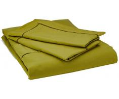 Heckett Lane Bettwäsche 100% Baumwolle Perkal Feline 200 Green Oasis