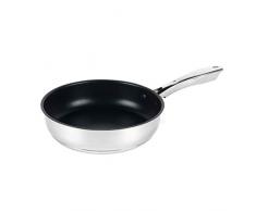 Russell Hobbs RH001541 RH00154 Bratpfanne der Optimum-Kollektion aus Edelstahl mit Antihaftbeschichtung, 24 cm, Stahl, 24 cm