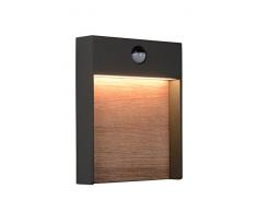 Lucide JELLUM - Wandleuchte Außen - LED - 1x15W 3000K - IP54 - Anthrazit