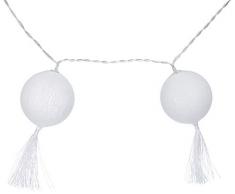 Star Lichterkette Plastik Weiß 14 x 135 x 6 cm