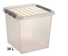 Sunware Q-Line Aufbewahrungsbox, durchsichtig, Einheitsgröße