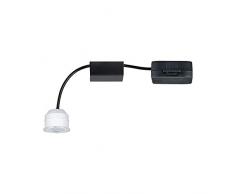 Paulmann 94306 Nova Mini Plus LED Einbauleuchte Einzel-Coin rund incl. 1x4 Watt Deckeneinbaustrahler Klar Einbaulampe Warmweiß 2700 K, Aluminium, 4 W