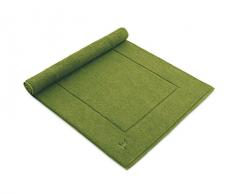 möve Superwuschel Badteppich 60 x 130 cm aus 100% Baumwolle, peridot