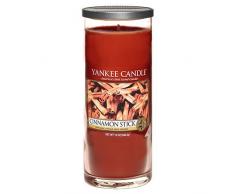 Yankee Candle „Cinnamon Stick“ Stumpenkerze, rot, groß