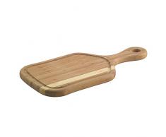 Richardson Sheffield PADDLE Schneidebrett, 2 x 38 x 19.3 cm, mit Saftrille, Holzbrett Küche, Cutting Board, Brettchen, Küchenutensilien Holz, Bambus, Braun