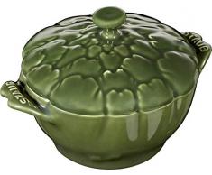 Staub 40500-326 Ceramics Petite Artichoke Cocotte, 16-oz, Basil