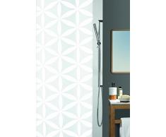 Spirella Anti-Schimmel Duschvorhang Rania Anti-Bakteriell, waschbar, wasserdicht Polyester 180x200cm Weiß