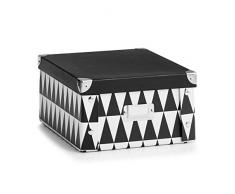 Zeller 17542 Aufbewahrungsbox Triangle, Pappe, ca. 31 x 26 x 14 cm