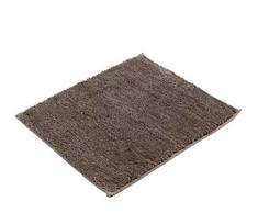 Gözze Mikrofaser Badteppich, 50 x 45 cm, mit Ausschnitt, RIO, Taupe, 1025-92-050046