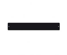 First4magnets TF-TZ2010 Kleine rechteckige Magnettafel / Strip c/w 6 Magnete, Metall, silber, 40 x 20 x 5 cm