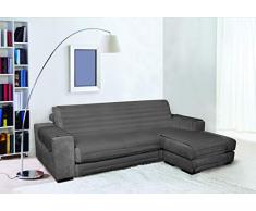 Elegant Tagesdecke für Sofas, 290 cm, Dunkelgrau