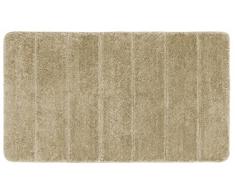 Wenko Badteppich Steps Sand Badematte, Rutschhemmend, AuÃergewÃ¶hnlich Weiche und Dichte QualitÃ¤t, Polyester, Beige, 120 x 70 x 0.1 cm