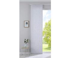 Gardinenbox Flächenvorhang mit Jacquardmusterung und Effektgarn HxB 245x60 cm Aqua »Sivas« Schiebegardine Paneelwagen Moderne Optik, 20190351