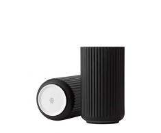 Lyngby Lyngbyvase Vase, Porzellan, Schwarz, 10.5 cm