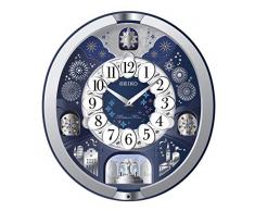 Seiko Melodies In Motion Wanduhr, Kunststoff, Mehrfarbig, 44.3 x 40.5 x 9.7 cm