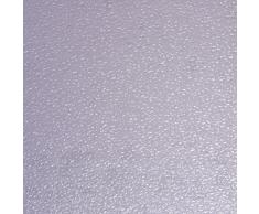 Fensterfolie statisch Vitrostatic Wassertropfen Sichtschutz Folie, PVC, ohne Phthalate, transparent, 67,5cm x 1,5m, 200µm (Stärke: 0,2mm), Venilia 53015