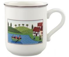Villeroy & Boch Design Naif Kaffeebecher Kahn, 300 ml, HÃ¶he: 9,1 cm, Premium Porzellan, Bunt