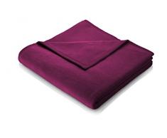 Biederlack Sofadecke 150 x 200 cm, Baumwolle 60%, Lila, Beere