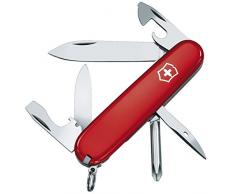 Victorinox Taschenmesser Tinker (12 Funktionen, Dosenöffner, Phillips Schraubendreher) rot