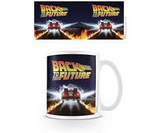 empireposter Back to The Future - Delorean - Zurück in die Zukunft - Keramik Tasse - Größe Ø8,5 H9,5cm