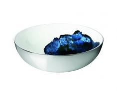 Stelton Stockholm, Ø 300, medium-Aquatic Schale, Aluminium und Emaille, 30.5 x 13 x 30.5 cm
