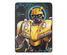 Hasbro Transformers, Be Alert Micro Raschel Throw Blanket, 46 x 60 Überwurf Decke, merhfarbig