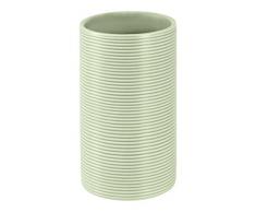 Spirella Tube Ribbed Zahnputzbecher Grau