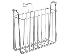 iDesign 68930EU Classico Zeitschriftenhalter zum Hängen über den Spülkasten, chrom