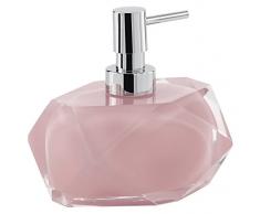 Gedy Chanelle Seifenspender, Kunstharz, Rosa, 7,8 x 11,5 x 12,6
