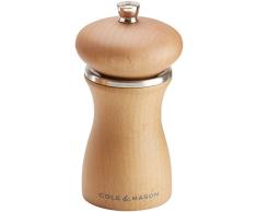 Cole & Mason Sherwood 120mm Sand Salzmühle, Holz, 6,3 x 6,3 x 12 cm