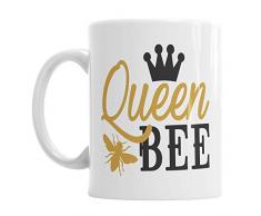 Gift Original Queen Bee Kaffeetasse, Keramik, 313 ml