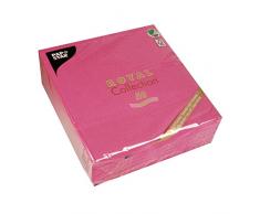 Papstar 50 Servietten ROYAL Collection 1/4-Falz 40 cm x 40 cm fuchsia, 81747