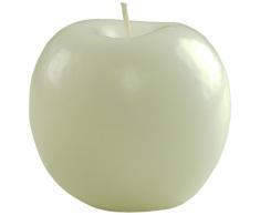 Best Season LED Echtwachskerze Apfel, abbrennbar, mit Sensor, Plastik, Bunt, 7.5 x 7.5 x 7 cm