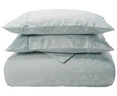 Serene Vorhang „Ebenholz&ldquo schlichten Obergrenze und Seil, Duck Egg, Doppelbett