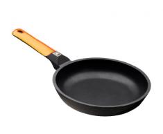 BRA Efficient orange Bratpfanne, Aluminiumguss mit Teflon Platinum Plus Antihaftbeschichtung 28 cm