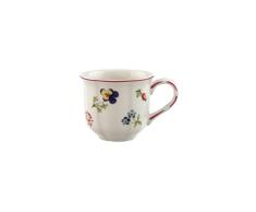 Villeroy & Boch - Petit Fleur Kaffeetasse, zarte Tasse aus Premium Porzellan mit filigranen Reliefs und blumig-fruchtigen Motiven, 200 ml
