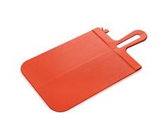 koziol Schneidebrett Snap L, Kunststoff, solid orangerot, 46,4 x 24,2 x 0,8 cm