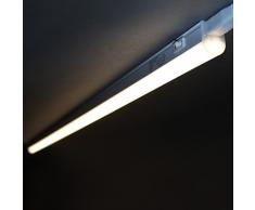 Briloner Leuchten 2379-146, LED Unterbauleuchte, Unterbaulampe, Küchenlampe, Schrankunterbauleuchte, Kunststoff, 14 W, Integriert, weiß, 119.5 x 2.2 x 3 cm