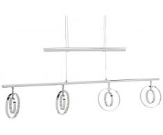 Reality Leuchten Prater Pendelleuchte, Metall, 4.5 W, Chrom