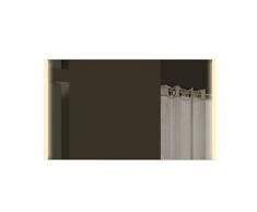 Lux-aqua Lichtspiegel Badspiegel Badezimmerspiegel mit Licht in warm & kaltweiß - 100x72cm